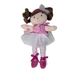 JoLijou Plush Doll Paris Les‎ Tutus DouDou et Compagnie Ballerina Brown Hair